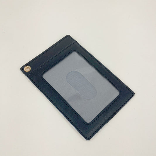 PUレザー パスケース(ブラック)/CDC01