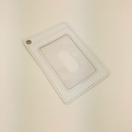 PUレザー パスケース(ホワイト)/CDC01
