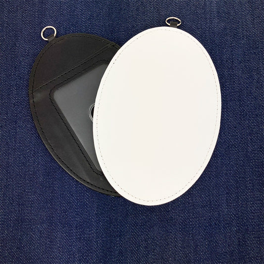 楕円型パスケース(ブラック)/MS07